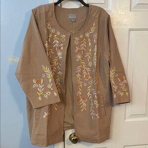 Susan Graver Tan Jacket